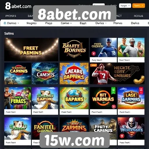 Plataforma 8abet.com oferece variedade de jogos online